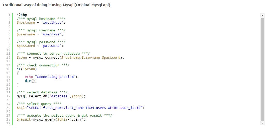 Simplified DB - PDO, Mysqli, Mysql Helper Class Preview - CodeCanyon