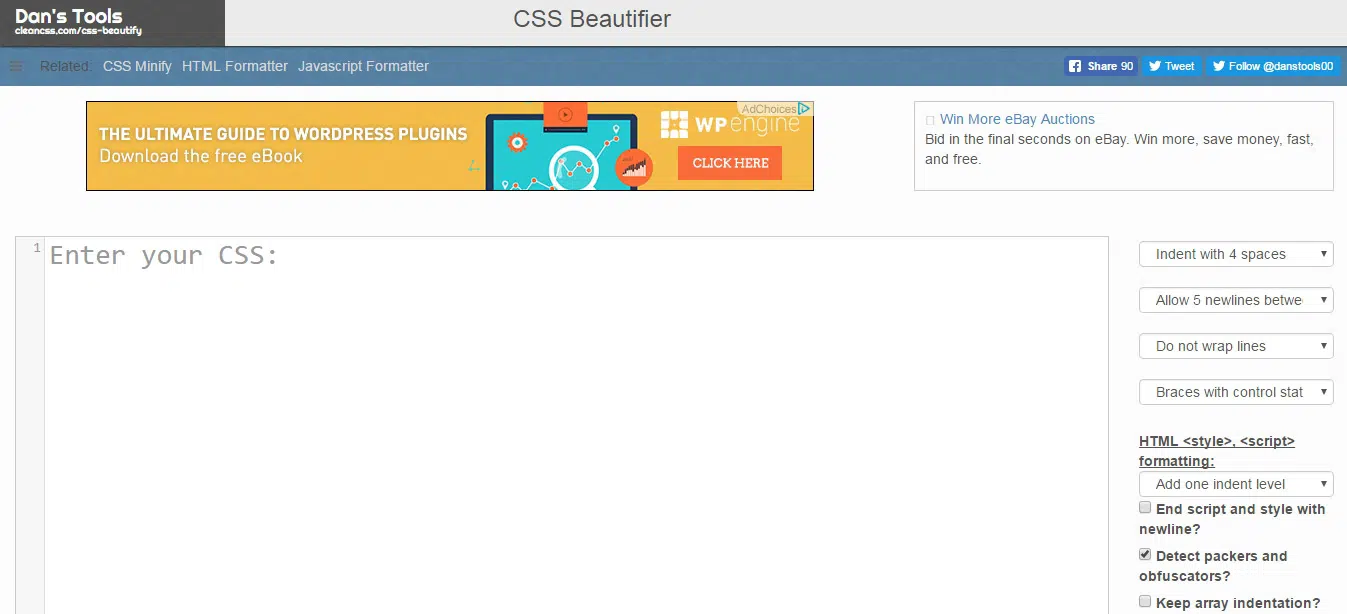 CSS-Formatter-and-Beautifier