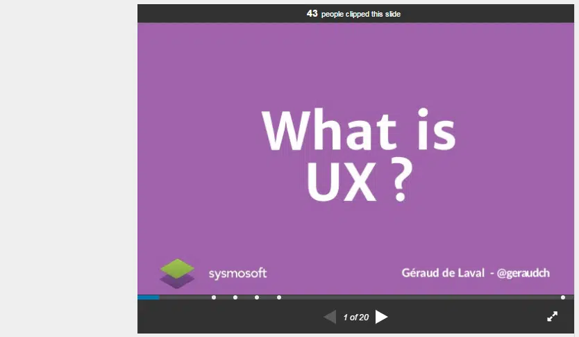 What is ux