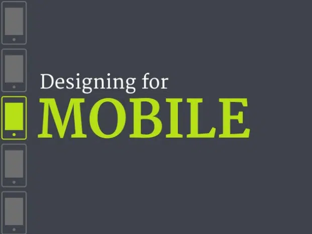 UX and UI - Designing for Mobile