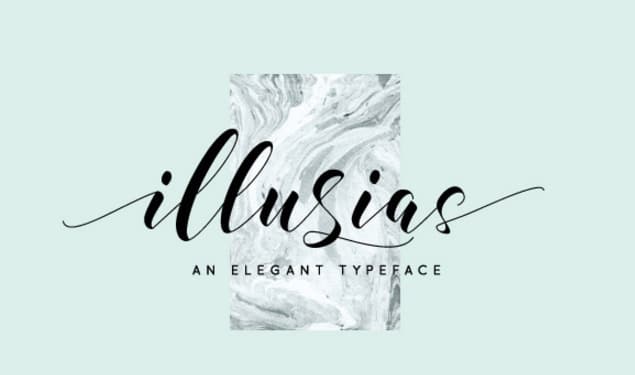 illusias font by yipianesia _ GraphicRiver