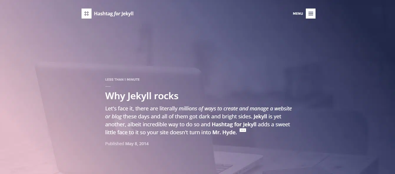 Hashtag-for-Jekyll---An-Elegant-Blog-Theme-Preview---ThemeForest