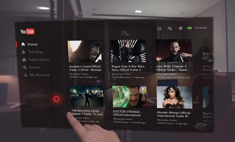 Youtube-Application-Concept-for-Hololens-by-Valentine-Boyev---Dribbble