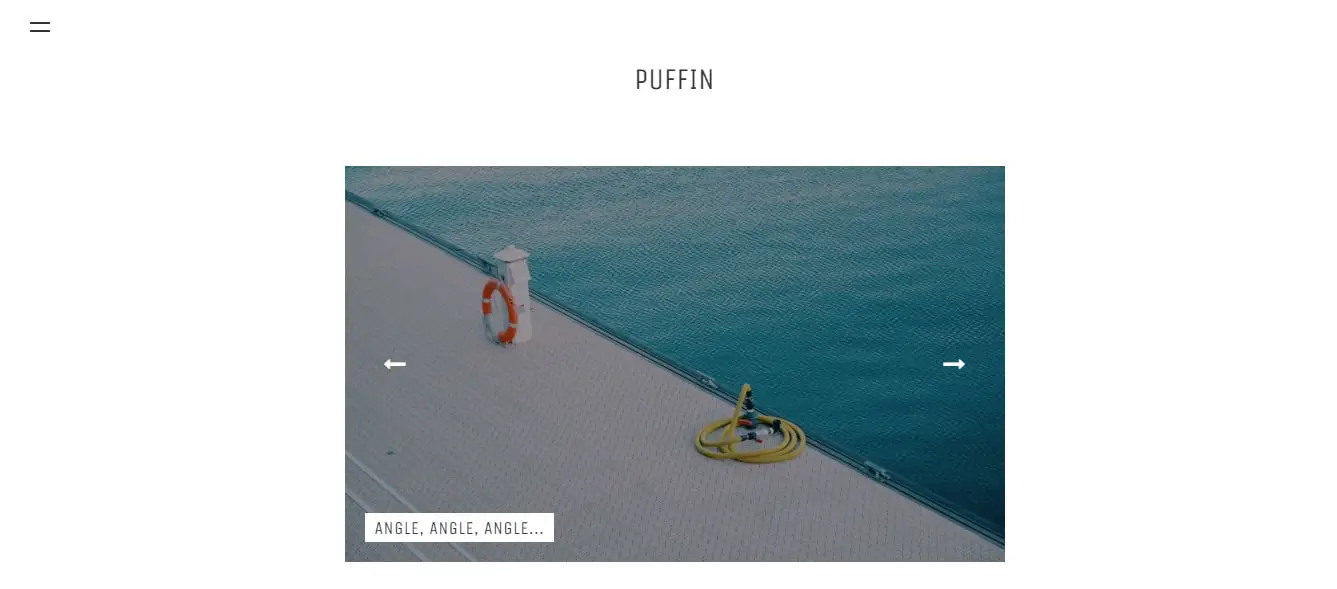 Puffin Responsive Ghost Theme
