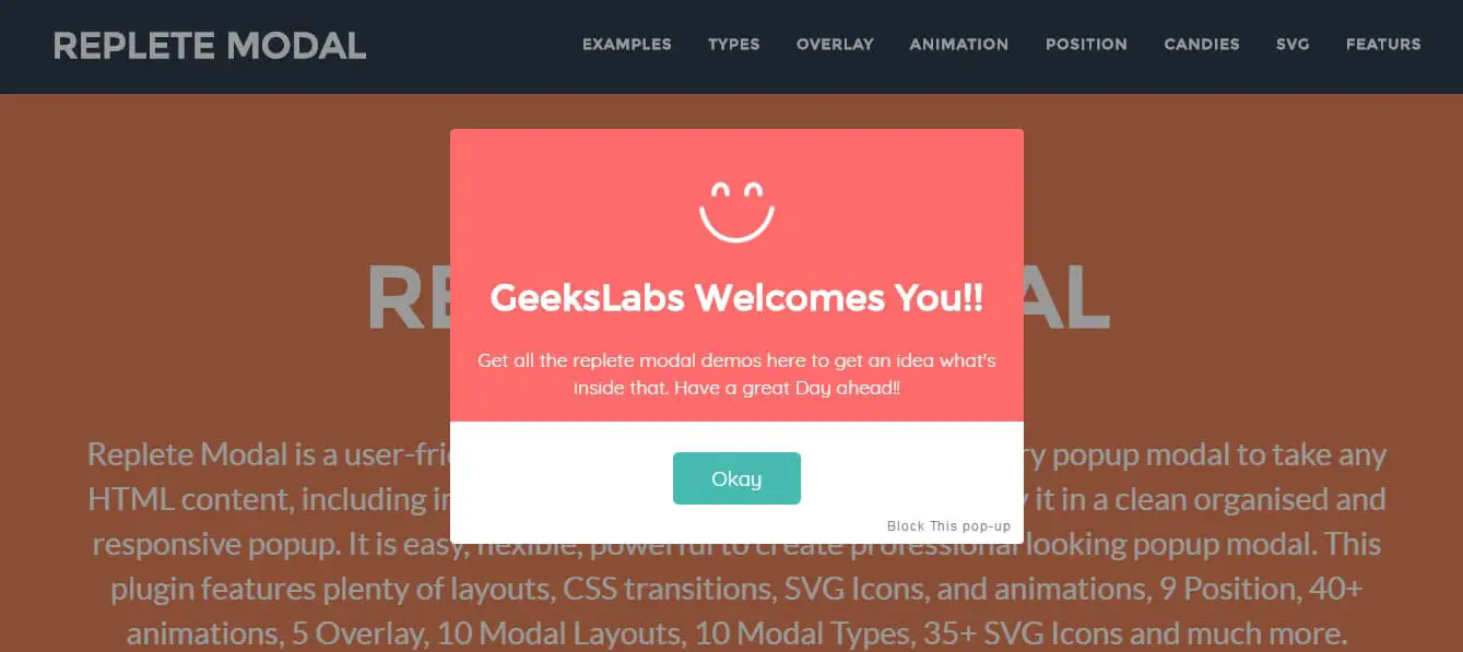 20 jQuery Modal Popup and Alert Boxes You Should Use
