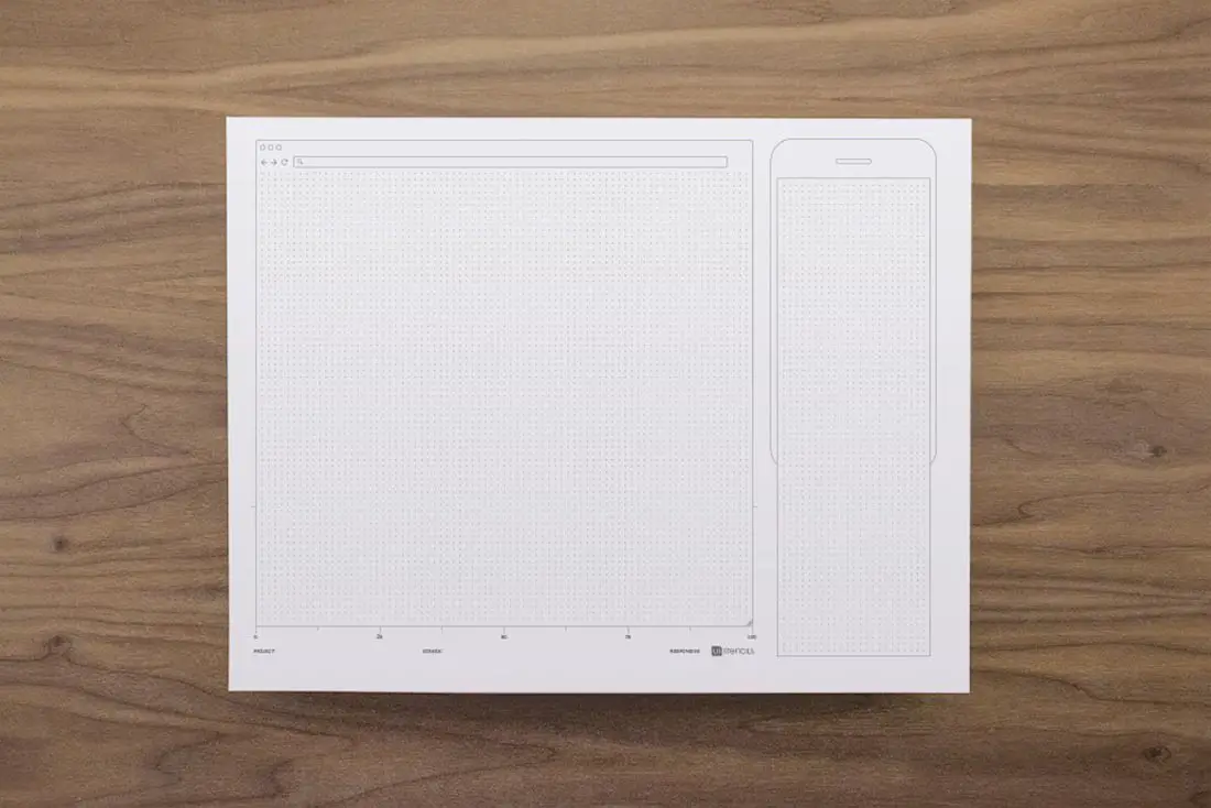 Free printable grids for wireframing and UX