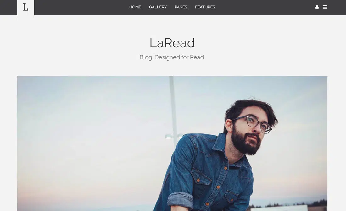 LaRead Blog Website Template