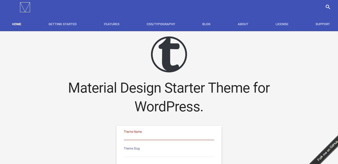 Material Design WordPress Theme