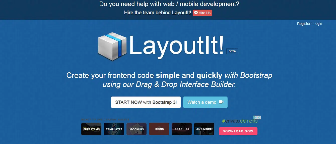 LayoutIt Interface Builder for Bootstrap
