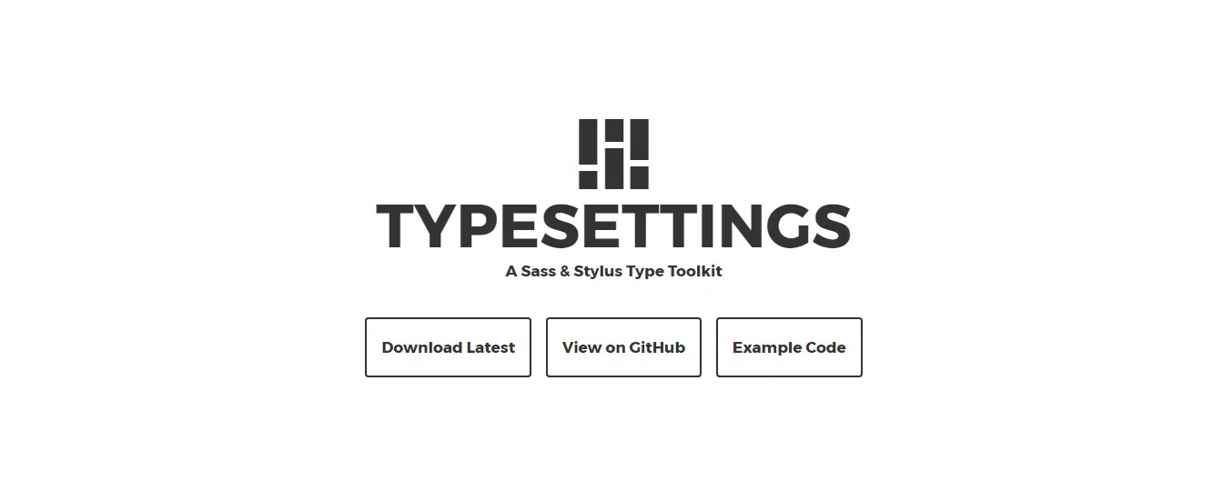 Typesettings SASS Mixins