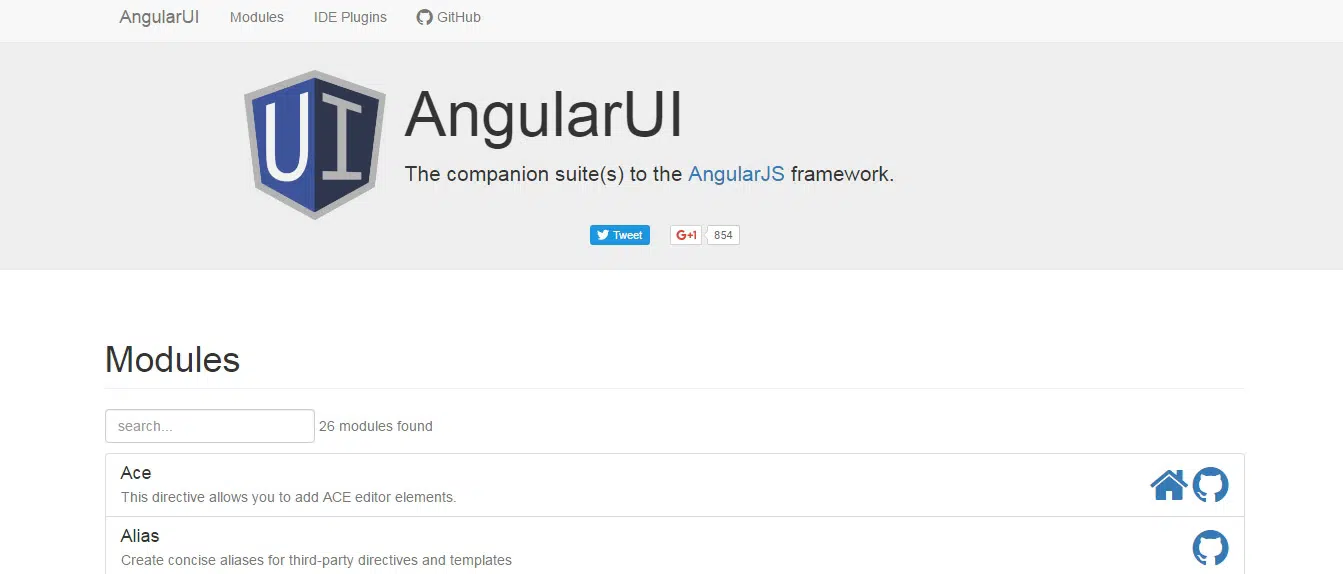 AngularUI AngularJS Tools