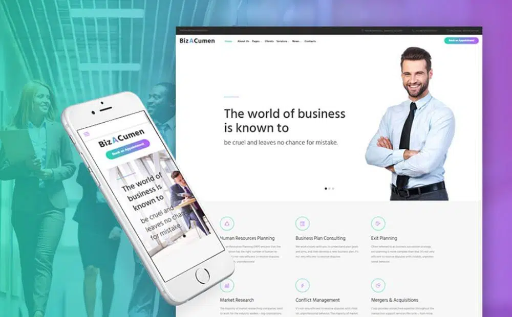 22-WordPress Theme for Business Consultants