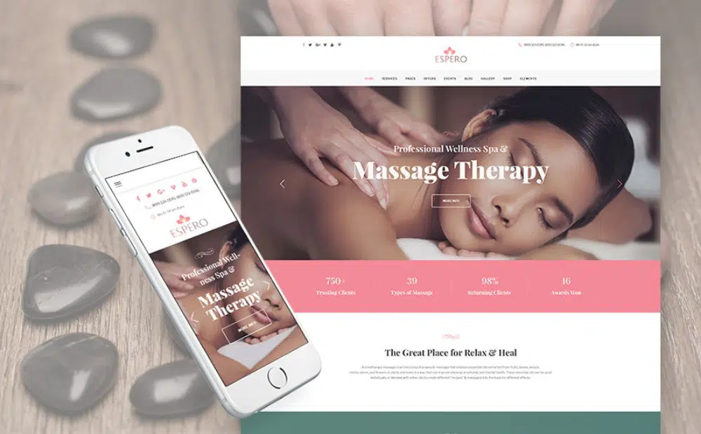 26-Responsive WordPress Theme for Massage Salon