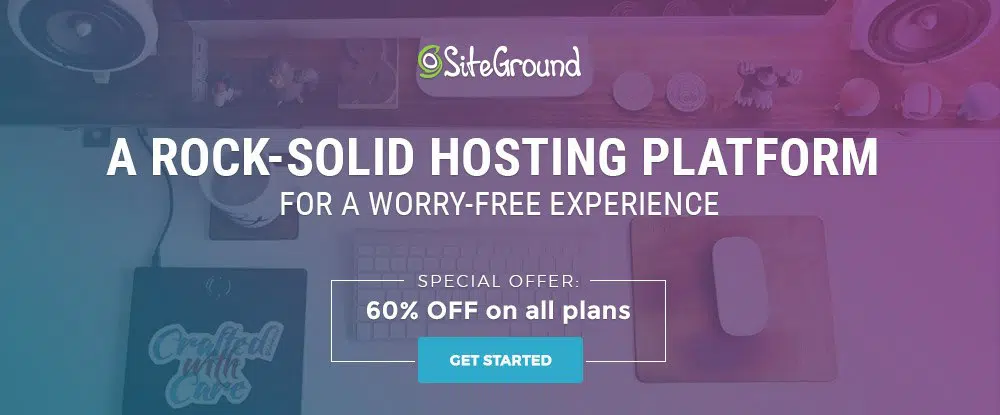 1 - SiteGround hosting