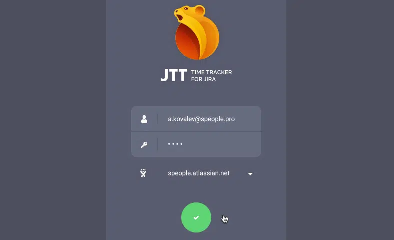Login Screen For JTT by Alexander Kovalev