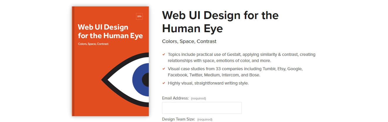 Web UI for the Human Eye: Colors, Space, Contrast