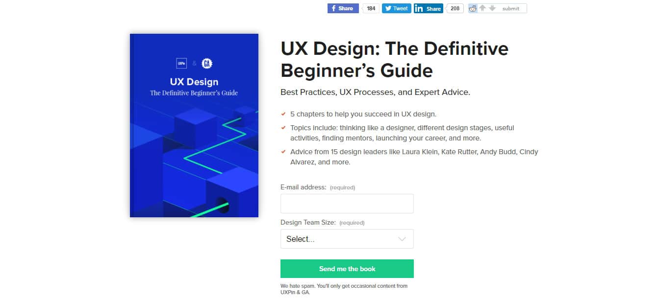 UX Design: The Definitive Beginner's Guide Free UX eBooks