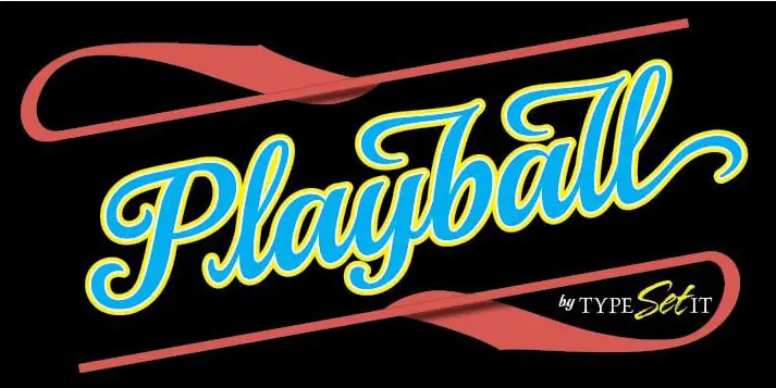 Playball Sports Font