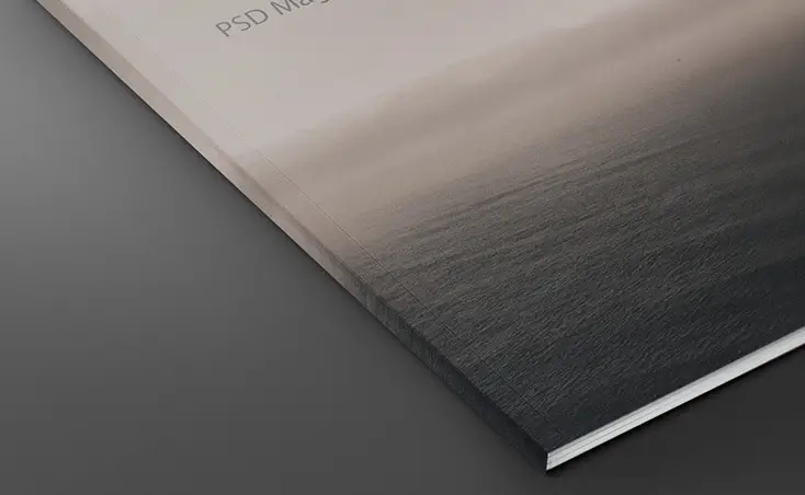 FREE Magazine / Book Front Cover Mock-up Template
