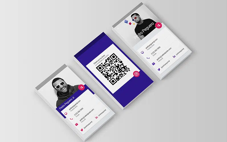 Material Design Business Cards