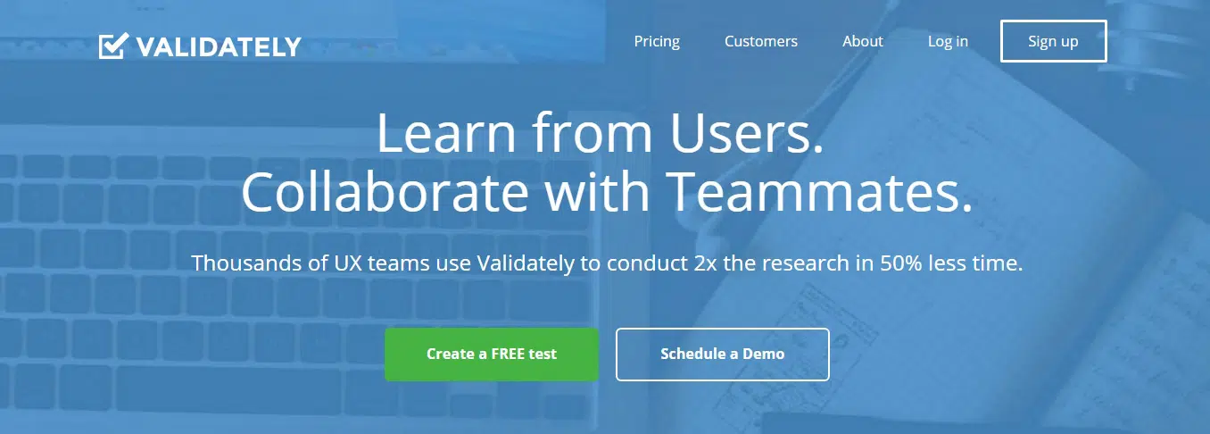 UX Software Validately -Powerful User Research