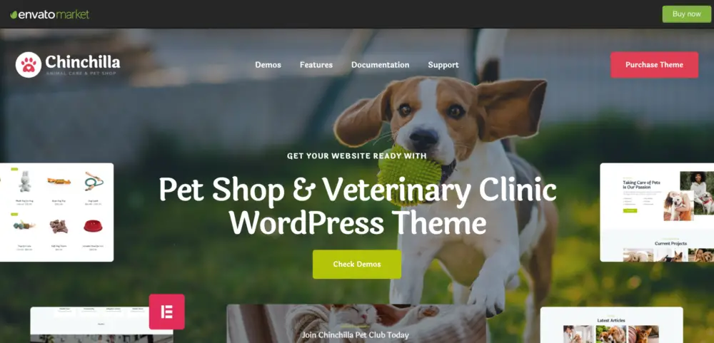 Chinchilla - Animal Care WordPress Theme