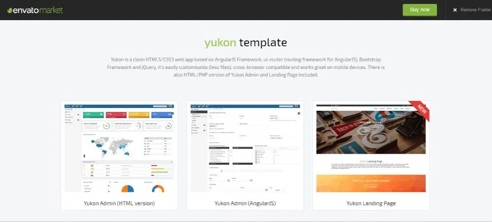 Yukon - Admin Bootstrap template