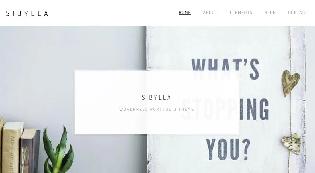 Sibylla - WordPress Portfolio Theme