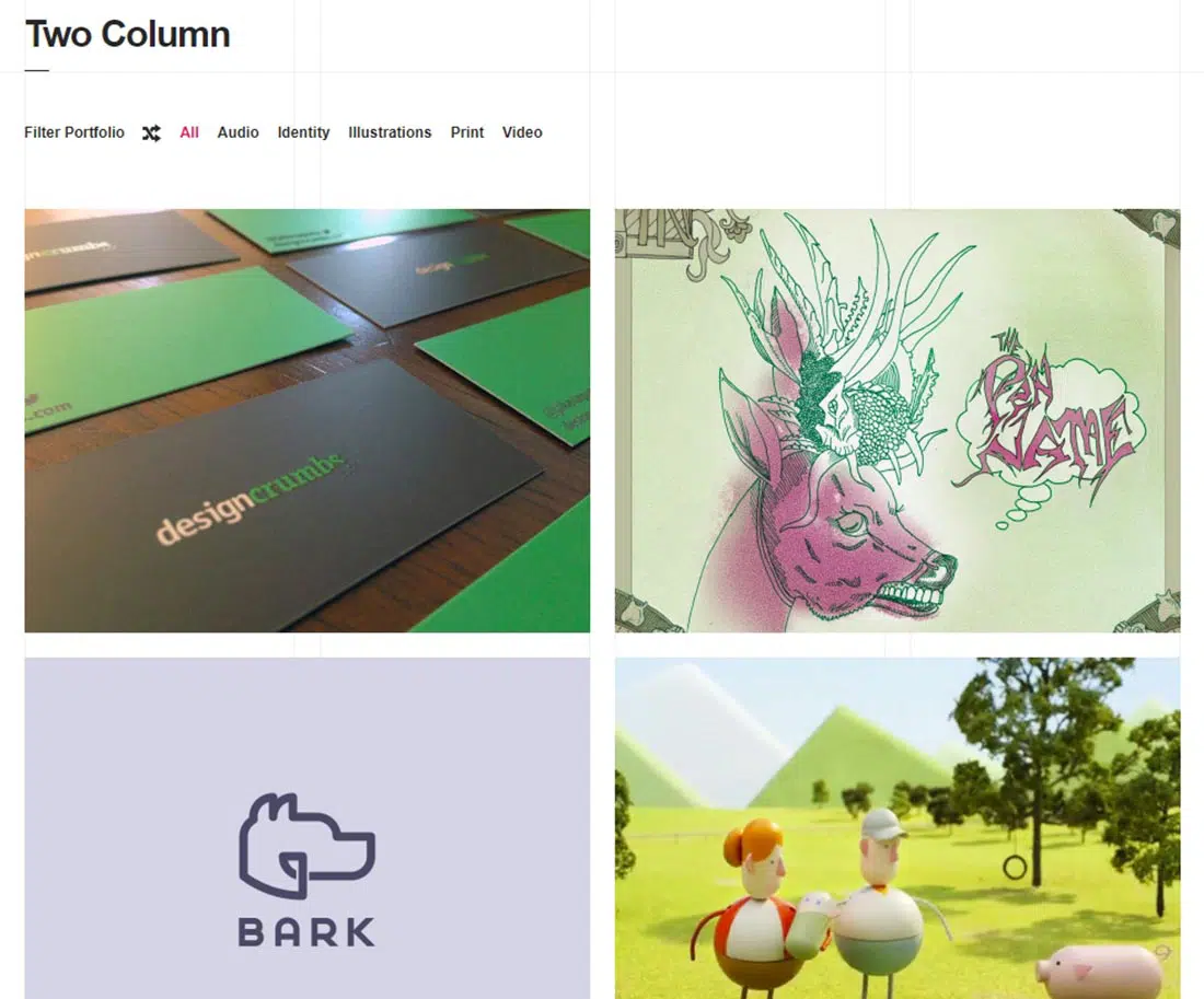Design Crumbs _ Theme WordPress portfolio themes