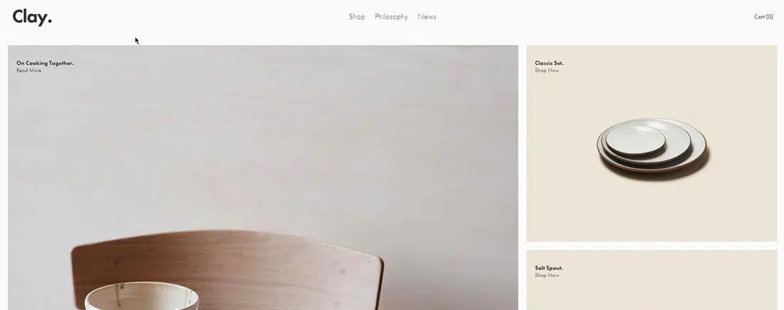 Clay Top Squarespace Template