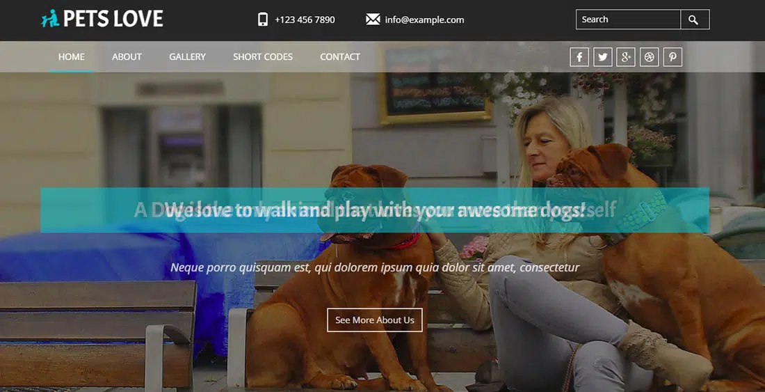 Demo Pets Love a animal Category Flat Bootstrap Responsive Web Template Simple Website Template