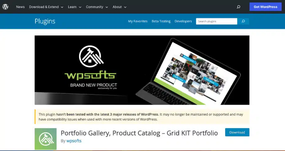 Portfolio Gallery & Product Catalog Plugin