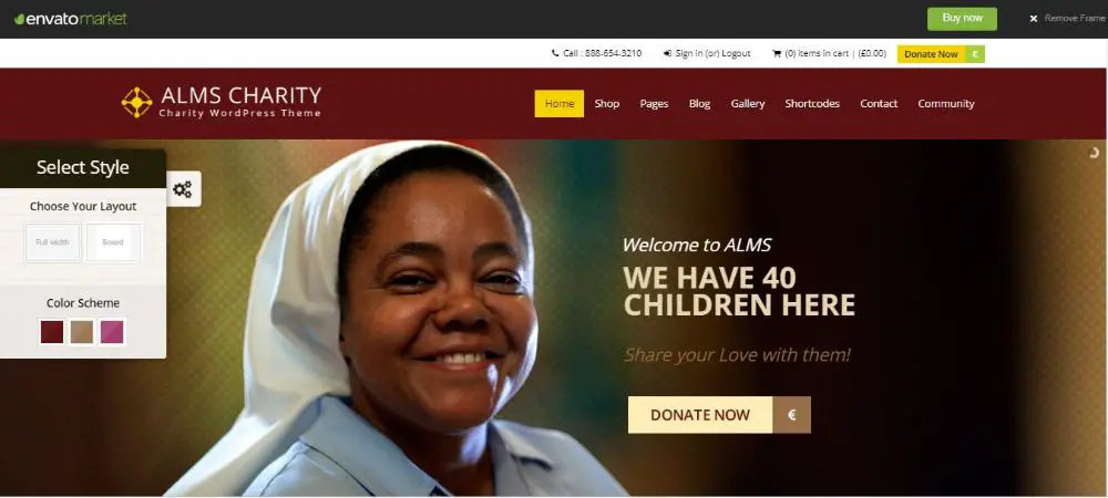 Alms - Ministry & Charity WordPress Theme