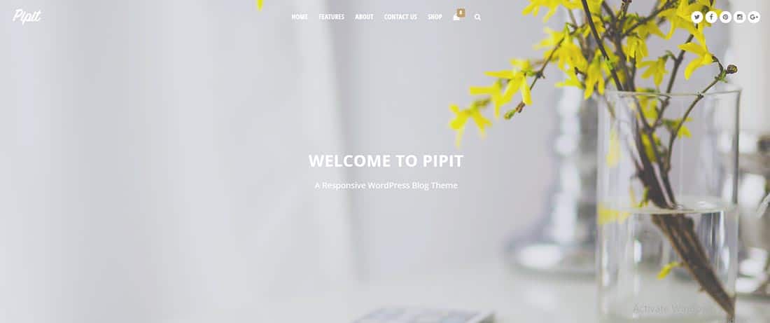 Pipit - A Responsive WordPress Blog Theme