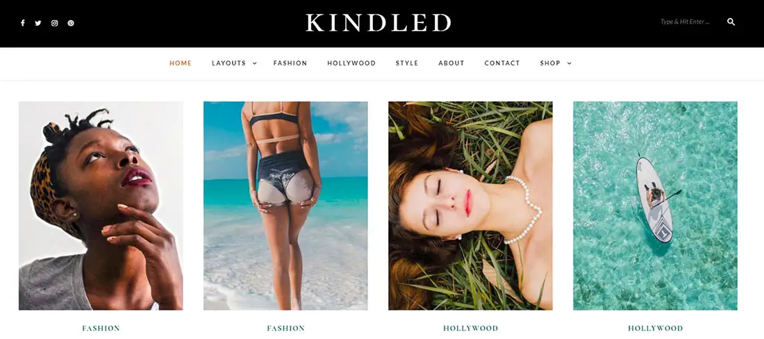 Kindled - Blog WordPress Theme