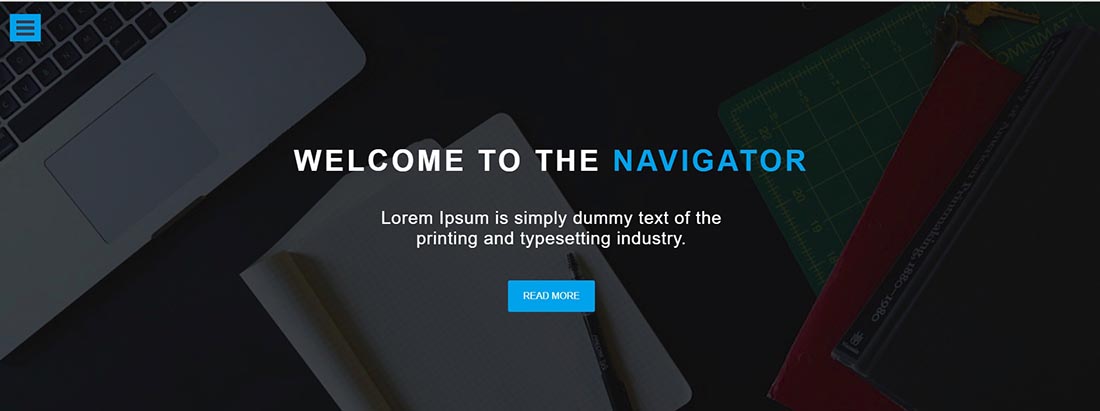 Themewagon Live Demo _ Navigator-Simple one page bootstrap template free downloa Open Source Template for Easy Modification