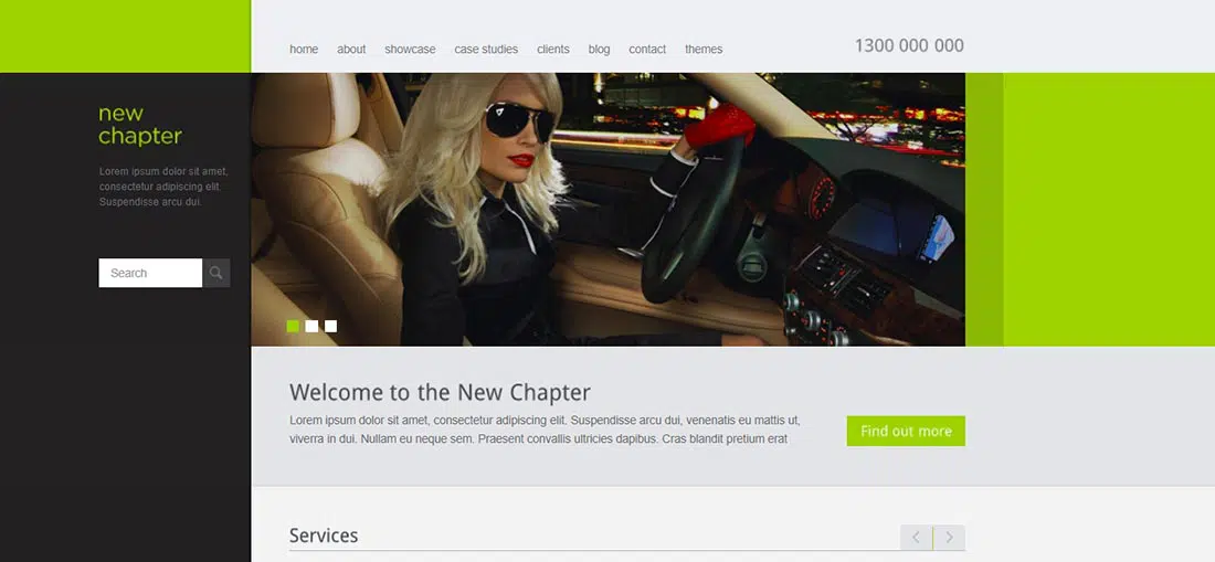 New Chapter Site Template PHP Based