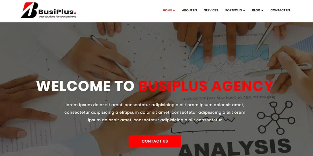 Busiplus - Corporate Business HTML5 Template