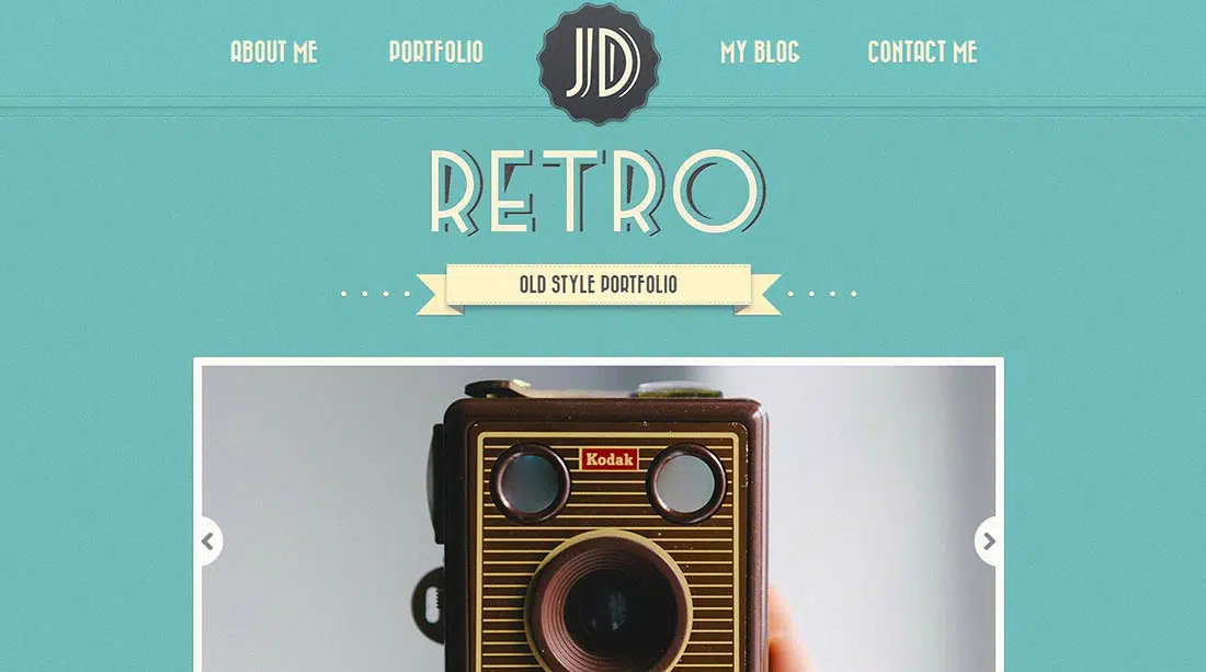 Retro Portfolio 4 Vintage WordPress Theme