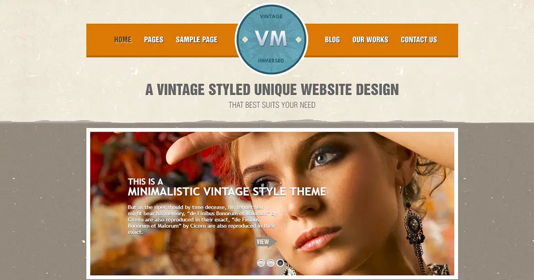 DesignThemes_ Vintage Immersed Vintage WordPress Theme
