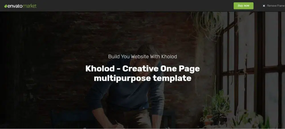 Kholod- Creative One Page Template 