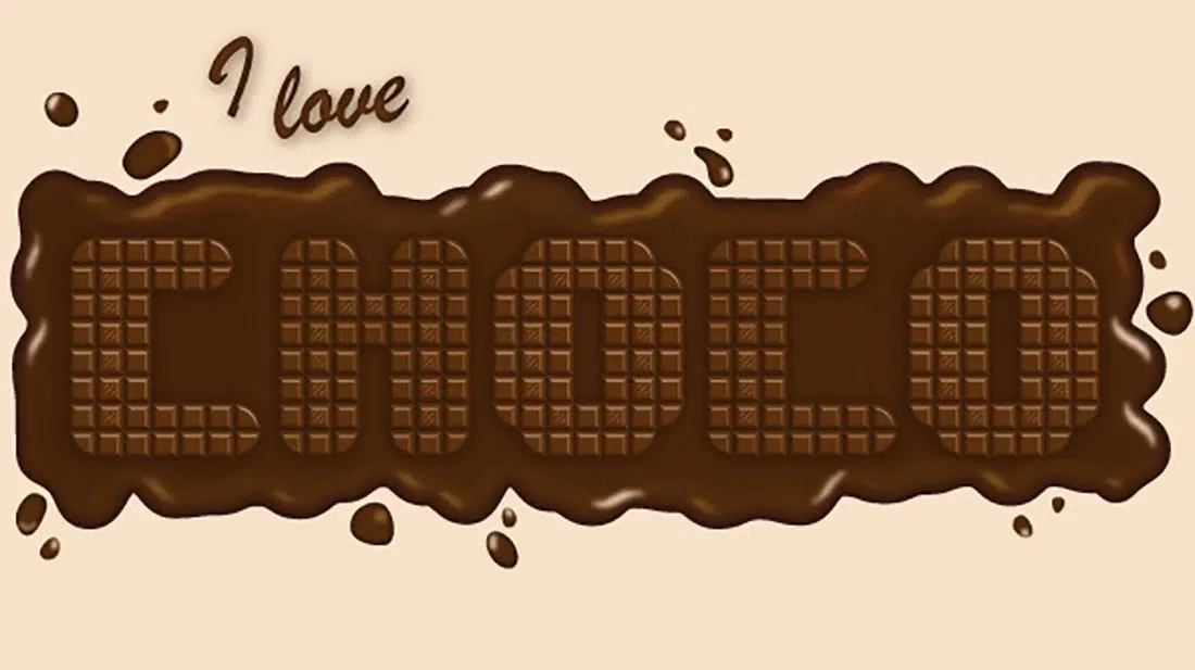 5 Like a box of Delicious Chocolate Text Effects