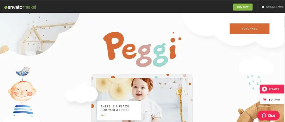 Peggi Child WordPress Theme