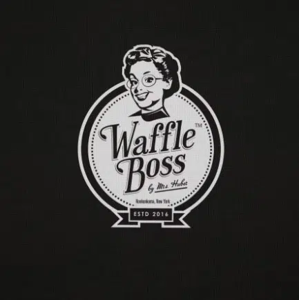 13 Waffle Boss Circle Logo Design