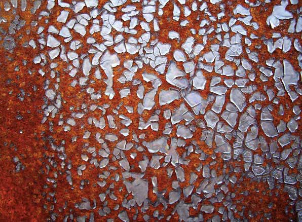 14 Peeled Rusted Panel