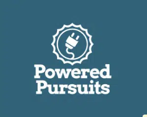 14 Powered Pursuits Circle Logo Design