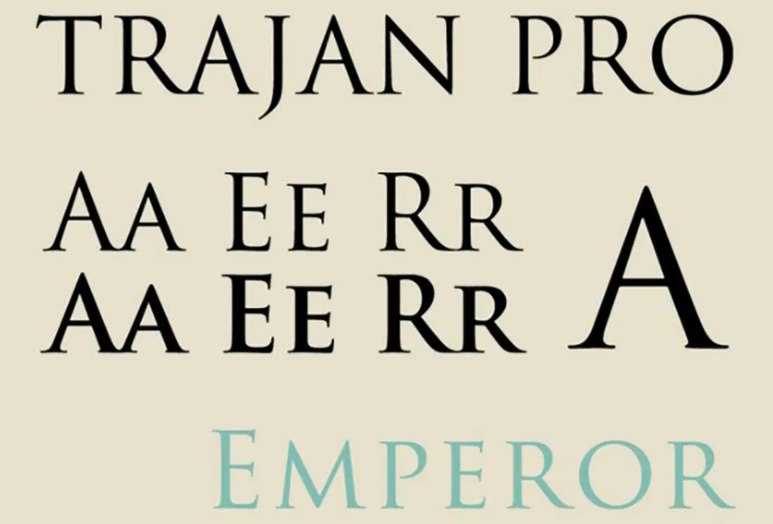 5 Trajan Pro Worst Fonts
