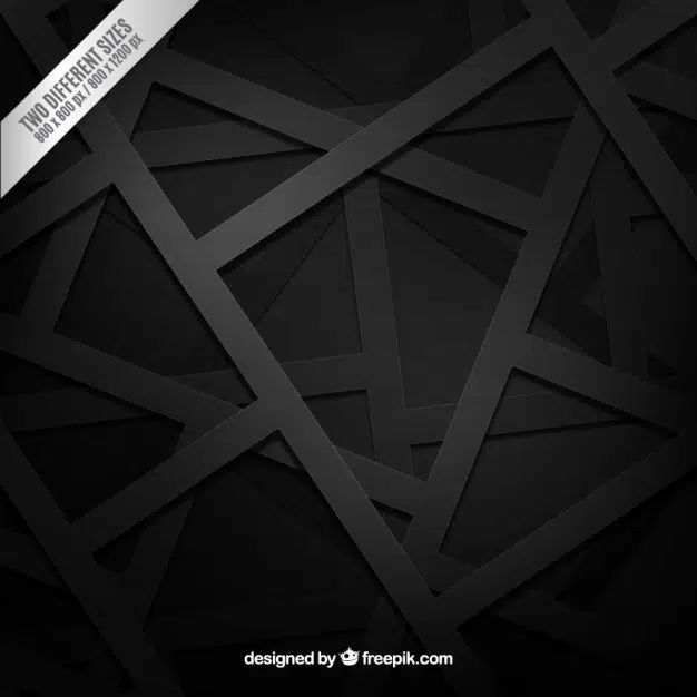  Black background in geometric style