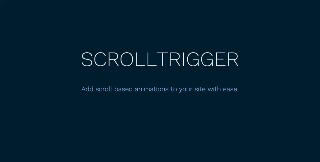 10 ScrollTrigger JS Animation