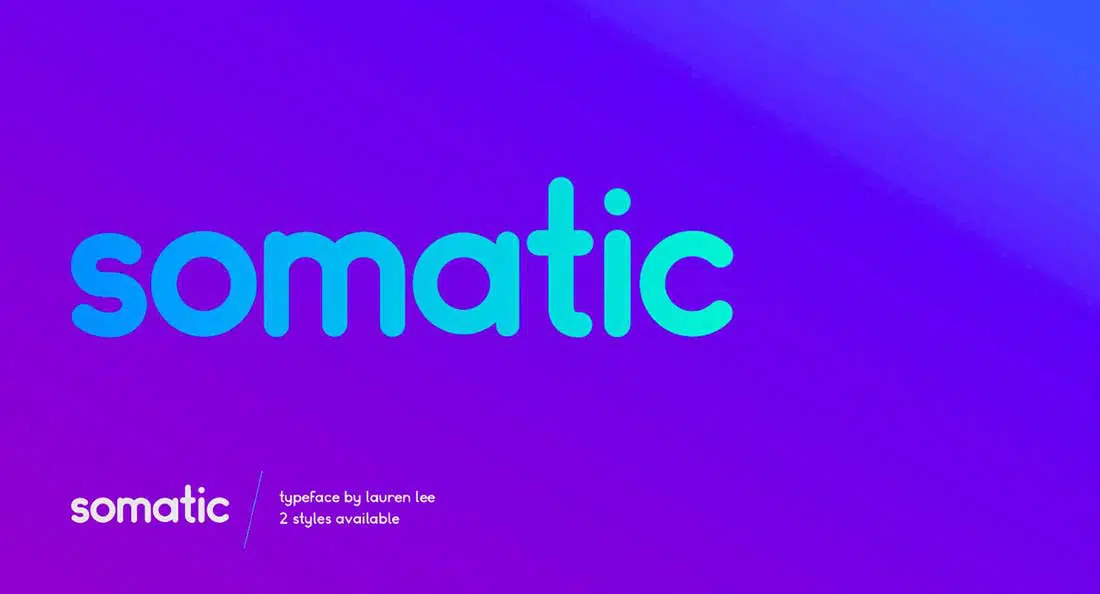 11 Somatic Rounded Contemporary Font